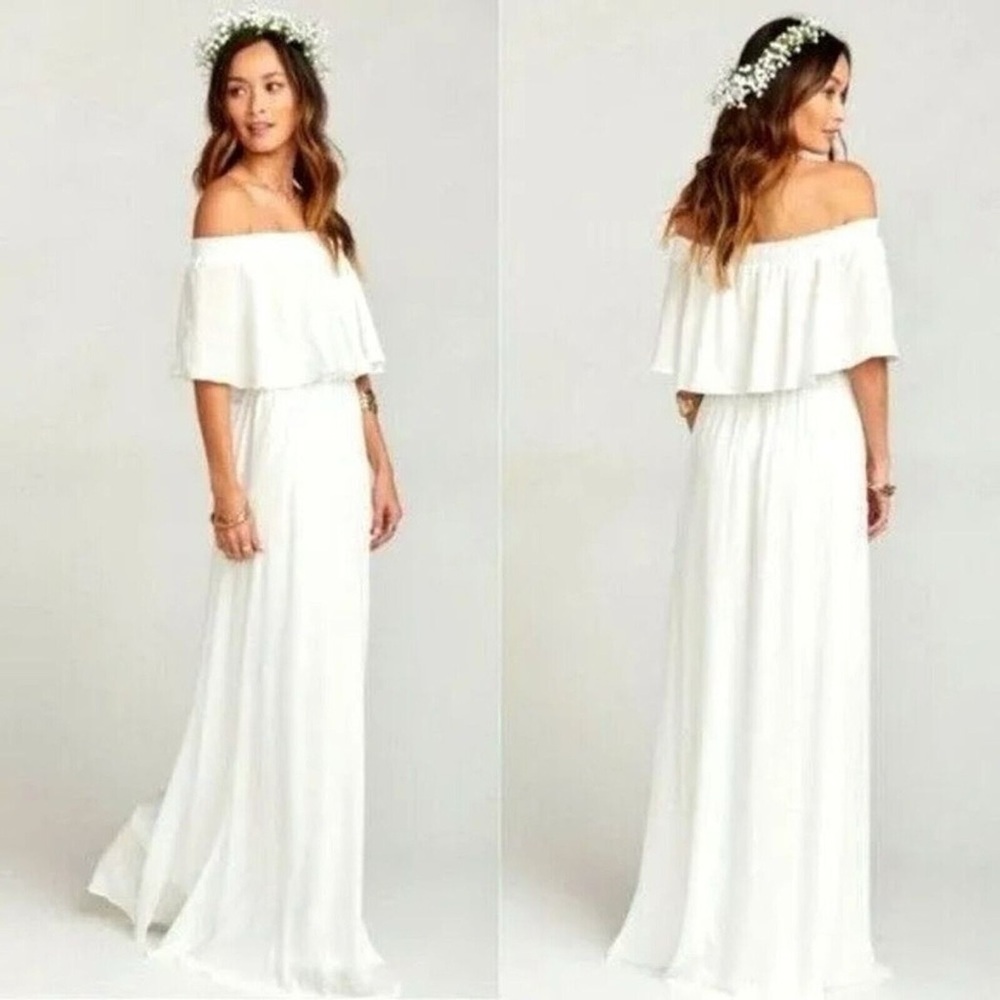Show Me Your MuMu | Hacienda Maxi Dress | Small | White | NWOT | $178 Value!